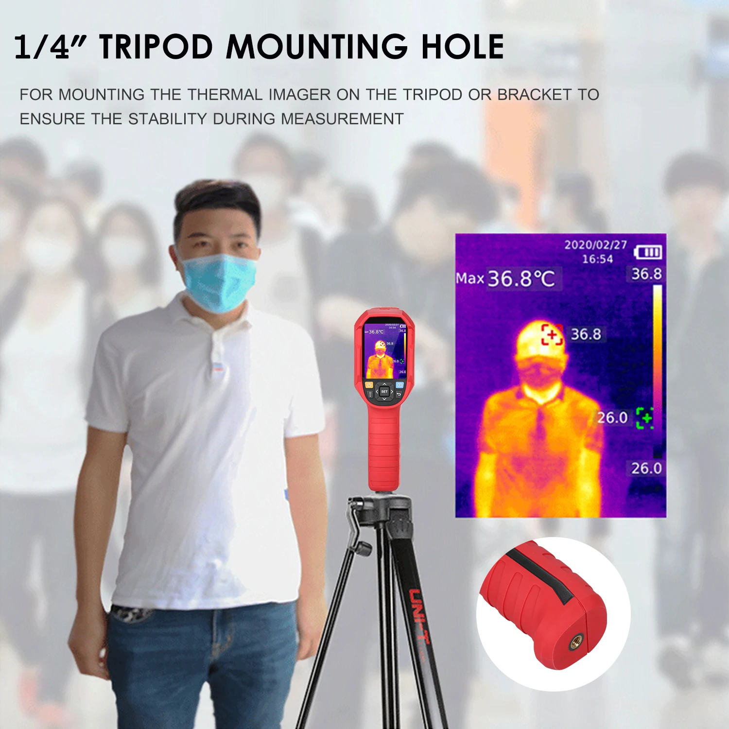 UNI-T UTi260B UTi85A инфракрасный Термальность Imager -15 ℃ ~ 550 промышленный Камера термометр
