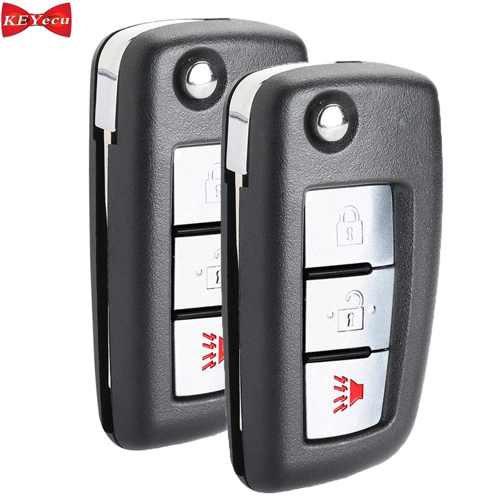 KEYECU 2 шт. для Nissan Rogue 2014 2015 2016 2017 2018 2019 2020 дистанционный ключ FCC ID: CWTWB1G767 Модель: