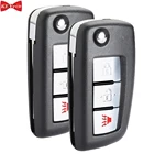 KEYECU 2 шт. для Nissan X-Trail 2014 2015 2016 2017 Rogue 2018 2019 2020 дистанционный брелок CWTWB1G767 Модель: TWB1G767