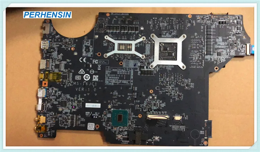 

For MSI GE62MVR GT72 GT62 PE60 GE72MVR Laptop MOTHERBOARD MS-16JC1 MS-16JC SR32Q I7-7700HQ GTX1070M REV 1.0 100% WORK PERFECTLY