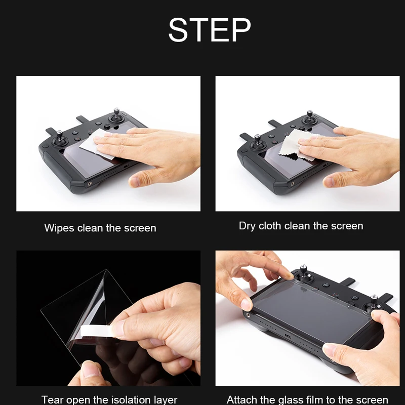 Закаленное стекло 9H DJI Smart контроллер с пленкой защитная пленка на экран 5 дюйма