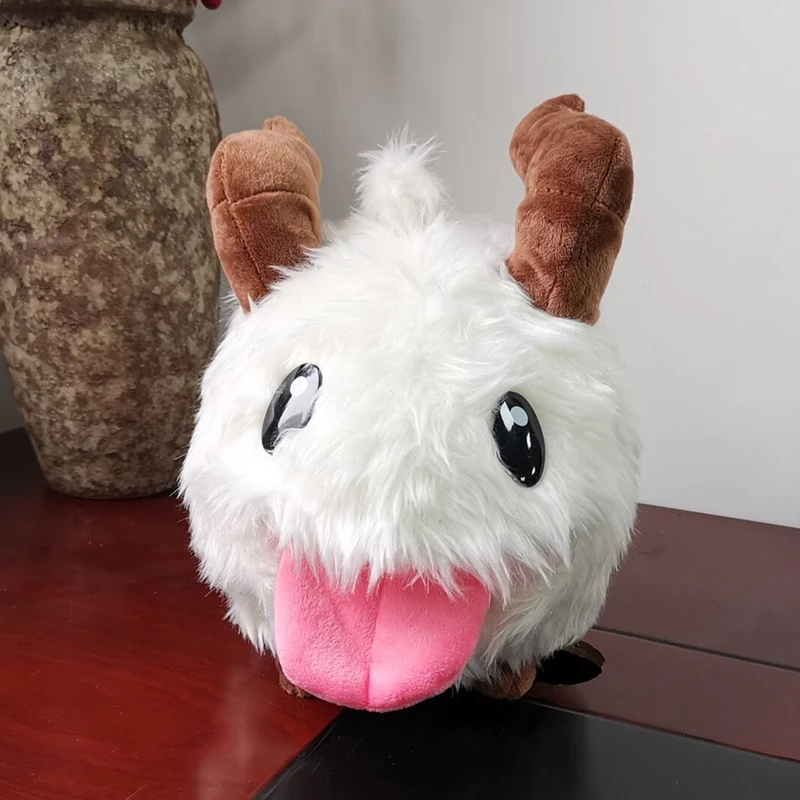 Кавайная плюшевая игрушка LOL Poro Высококачественная кукла мягкая мультяшная