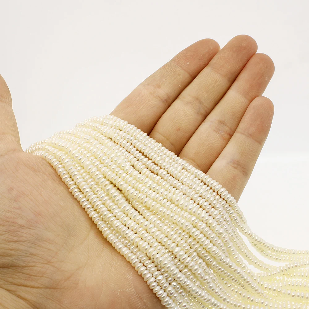 

Natural Freshwater Pearl 3mm Exquisite Baroque Loose Beads Jewelry Making DIY Necklace Bracelet Earrings Jewelry Accessories