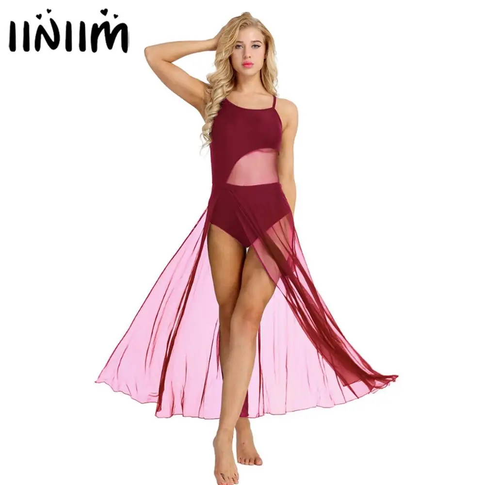 Iiniim женское платье для взрослых на тонких бретельках без рукавов асимметричное