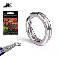 jk 3packs no 3 106 14mm hot fishing split rings for heavy duty fish hook connector assist hooks sea fishing accessories tackle