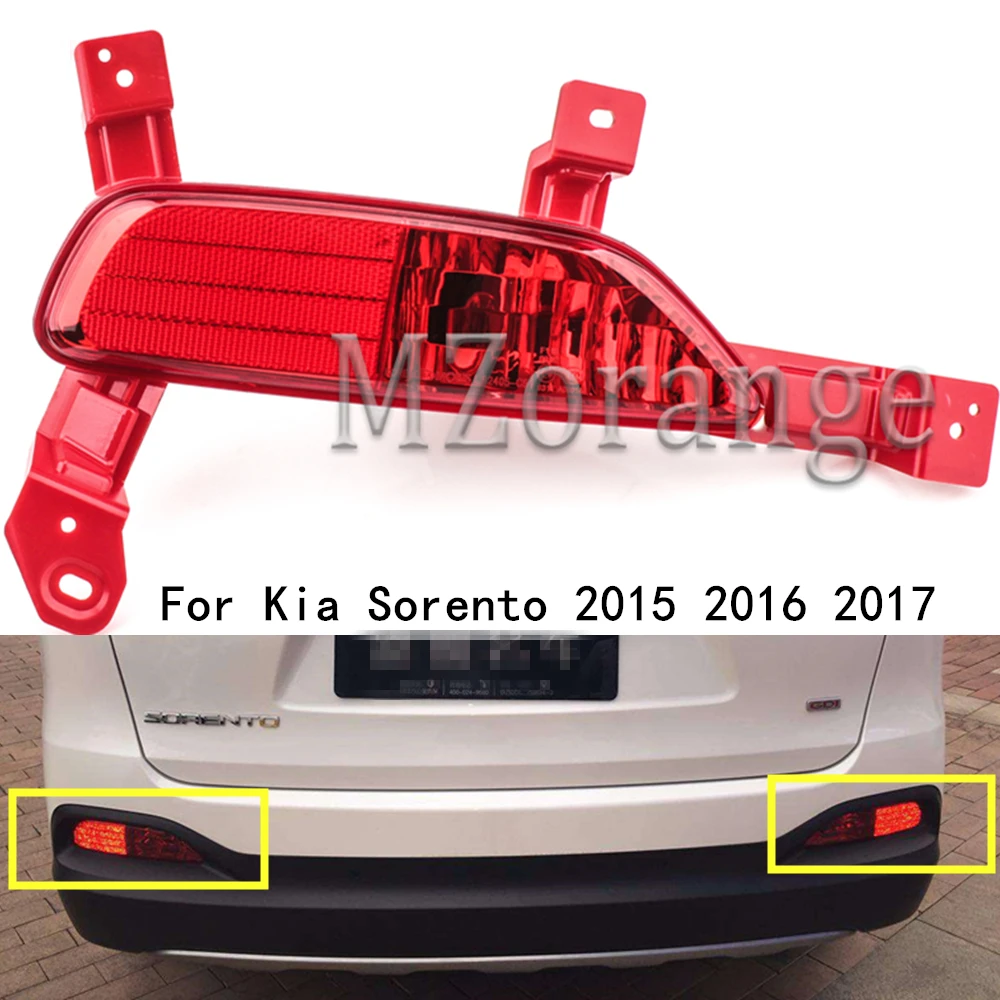 

MZORANGE Car Red Tail light for Kia Sorento 2015 2016 2017 Rear Bumper Reflertor Lamp Brake light rear fog lights Car Assembly