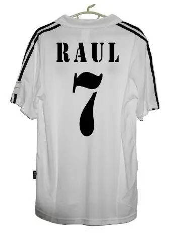 

Retro 2001/02 Raul Zidane Figo Roberto Carlos Vintage Jersey Classic Shirt