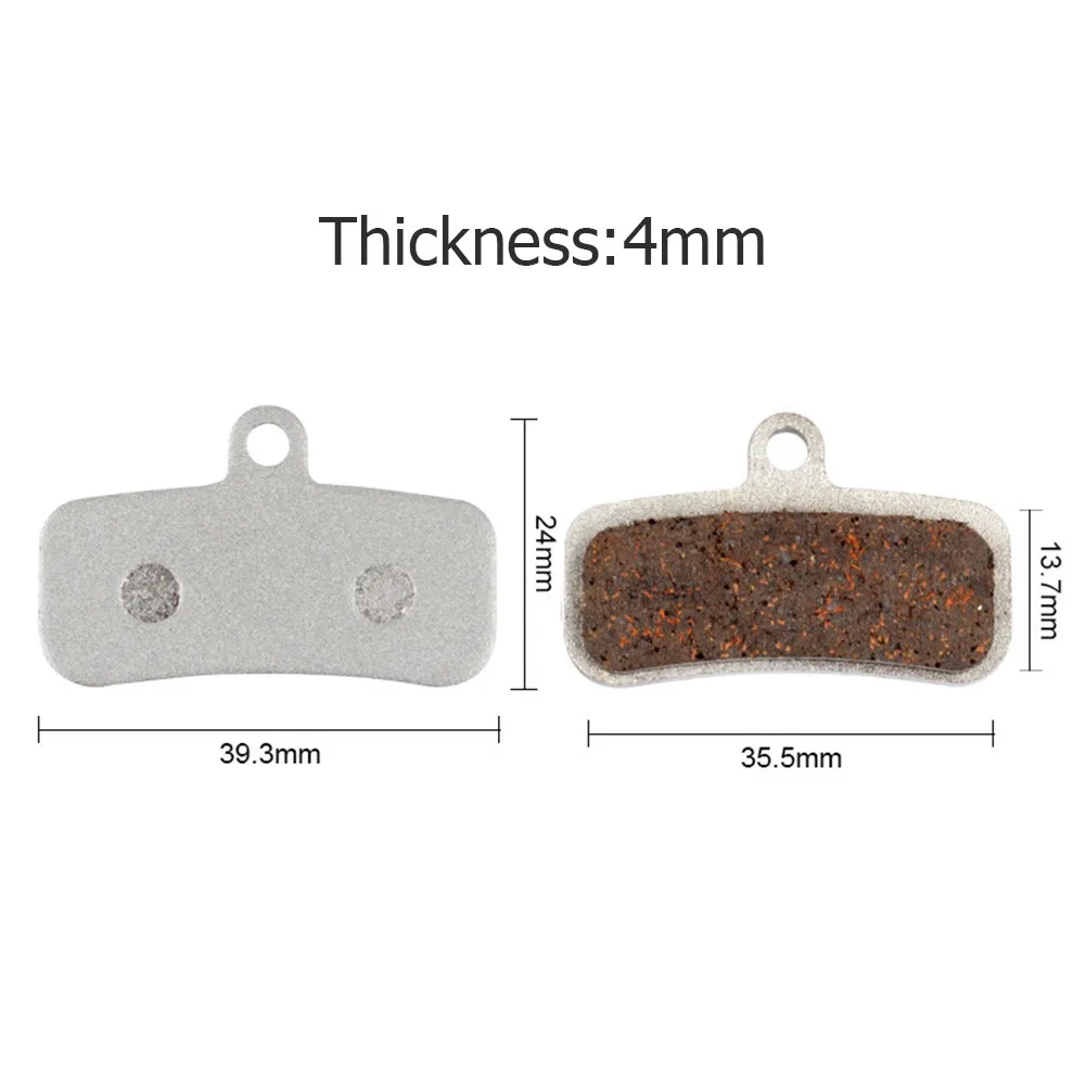 

1 Pair Bike Bicycle Ceramics Disc Brake Pads For Saint BR-M810/M820/ZEE BR-M640 39.3*24mm Long Service Life