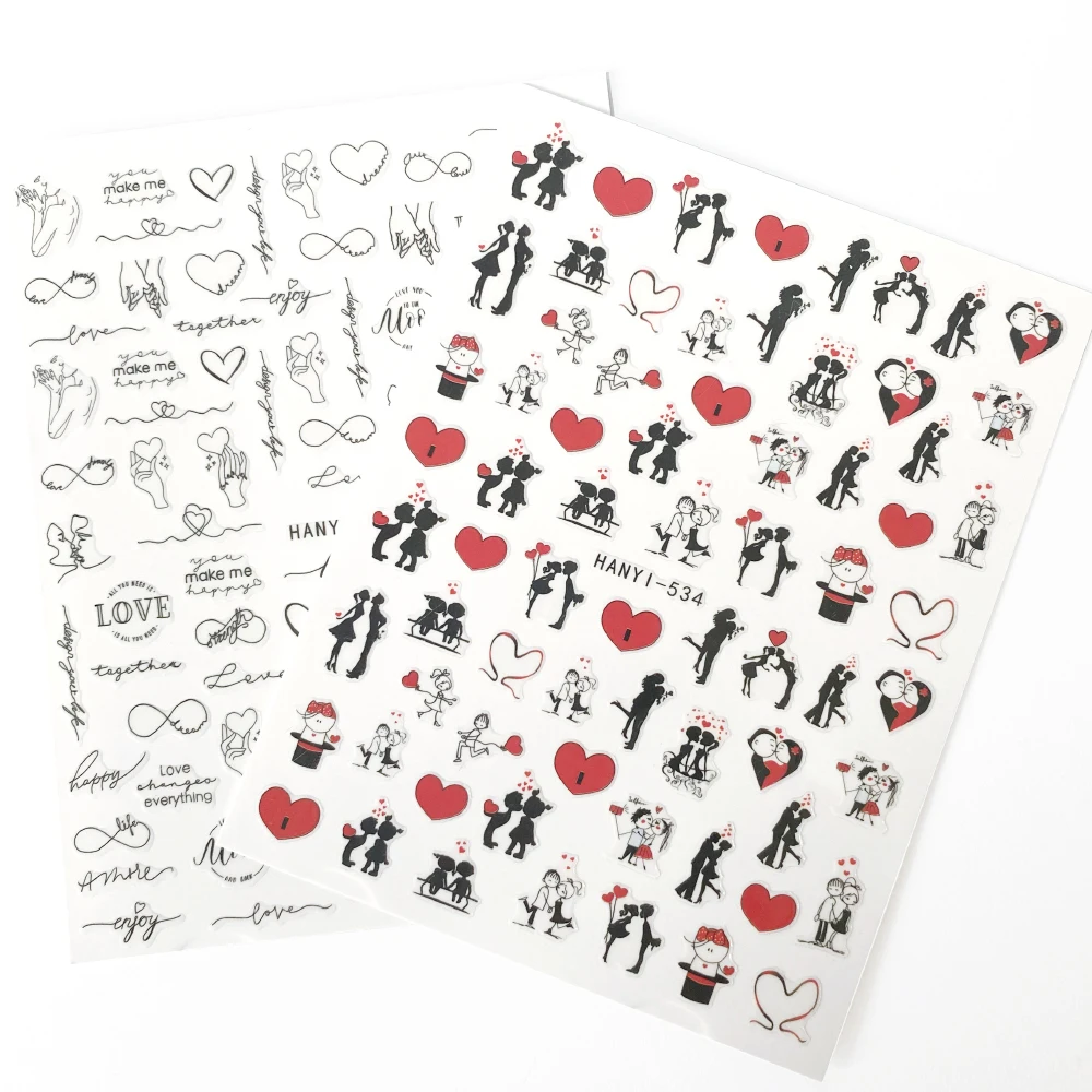 3 д наклейки на ногти слайдеры для ногтей все маникюра дизайн 2021 товары за 10