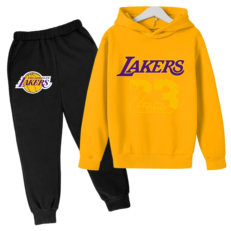 

Boys Girls Clothes Basketball Clothes Kids Sports Clothes Set Youth Hoodie + Pants 2-piece Set Jogging Autumn Leisure Set