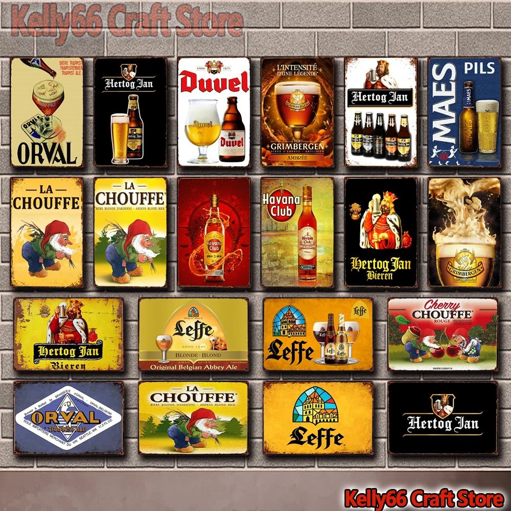 [Kelly66] бельгийское пиво Hertog Jan La CHouffe Orval Гавана клуб Leffe искусственное домашнее