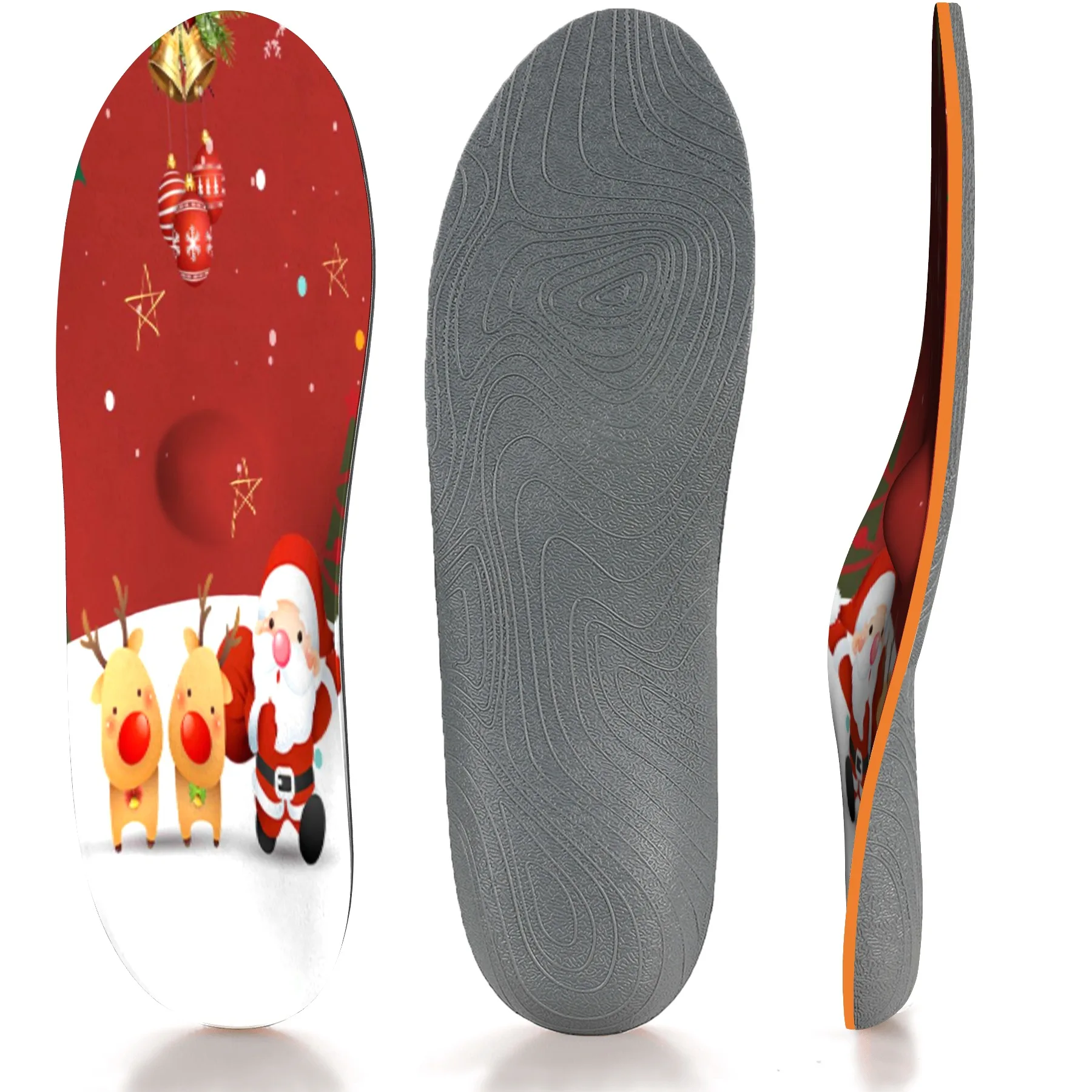 Christmas DECOR Insoles Non-slip Walking Personality Insoles Male And Female Shoes