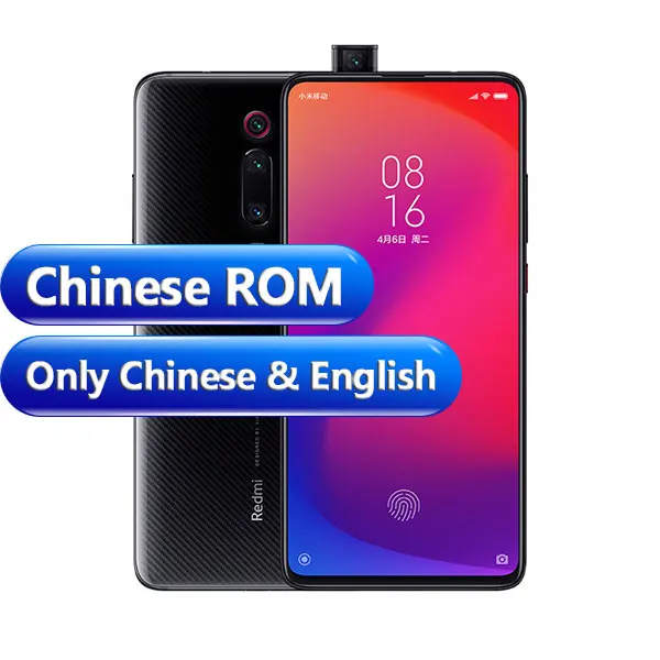 Xiaomi Redmi K20 с глобальной ПЗУ, 6 ГБ, 64 ГБ, Смартфон Snapdragon 730, задняя камера 48 МП, всплывающая фронтальная камера 6,3" AMOLED 4000 мАч - Цвет: Chinese ROM BLACK