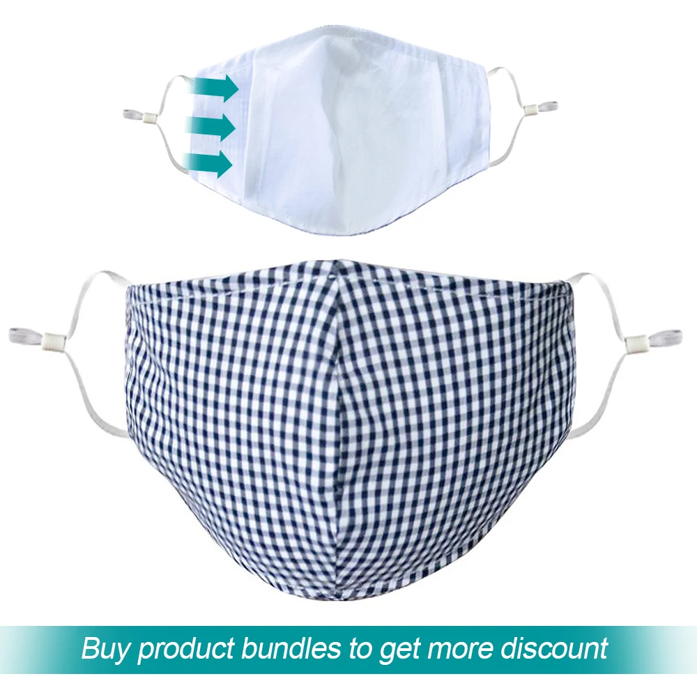 1 шт. многоцветная хлопковая маска для рта PM2.5 черная защиты от пыли фильтр с