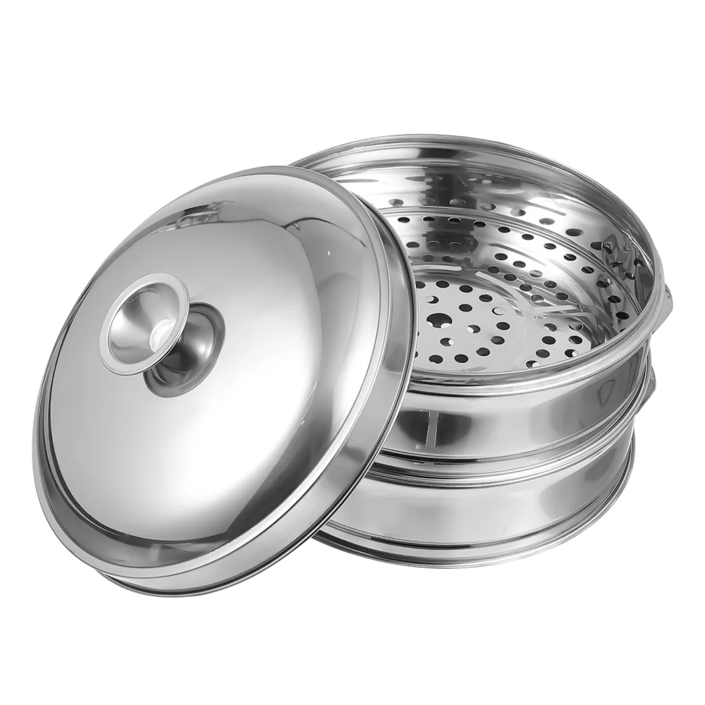 1 Набор 24 см корзины для пароварки из Нержавеющей Стали Практичные отпариватели