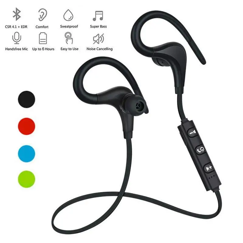 Беспроводные Bluetooth V4.1 наушники спортивные для бега стерео бас Hands-free