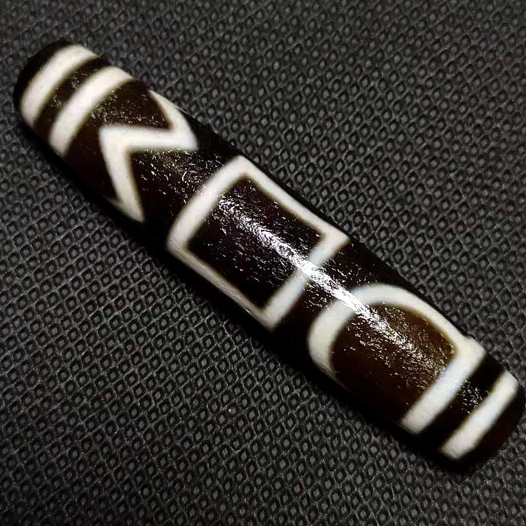 

072501 Tibet Feng Shui Heaven&Earth Totem DZI 14* 67mm Oxide Layer Old Agate Beads Men&women Amulet Jewelry DIY Free Shipping