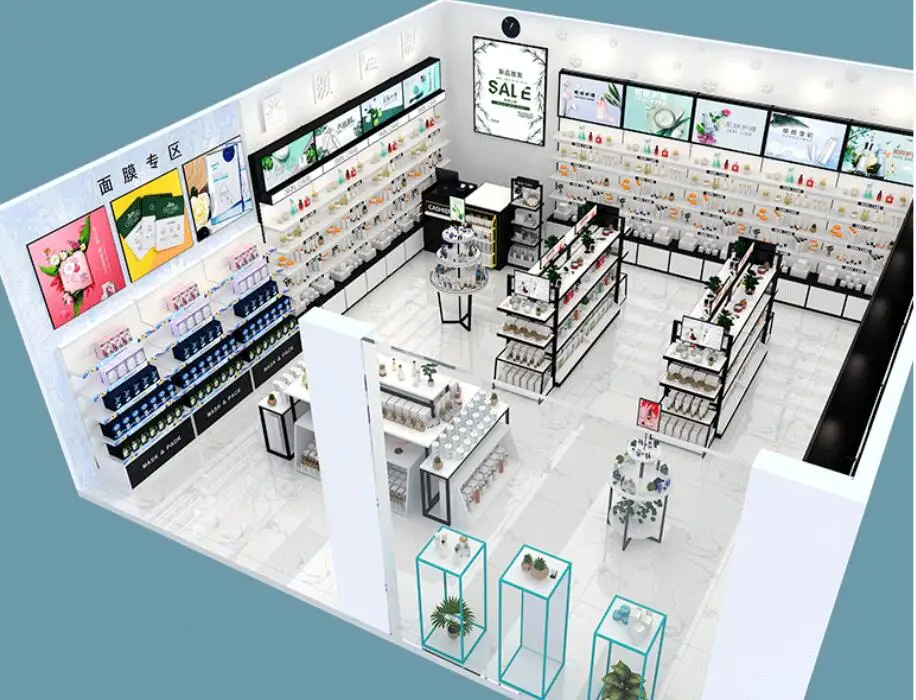 Полка для продуктов салона красоты витрина косметики шкаф товаров | Дом и сад