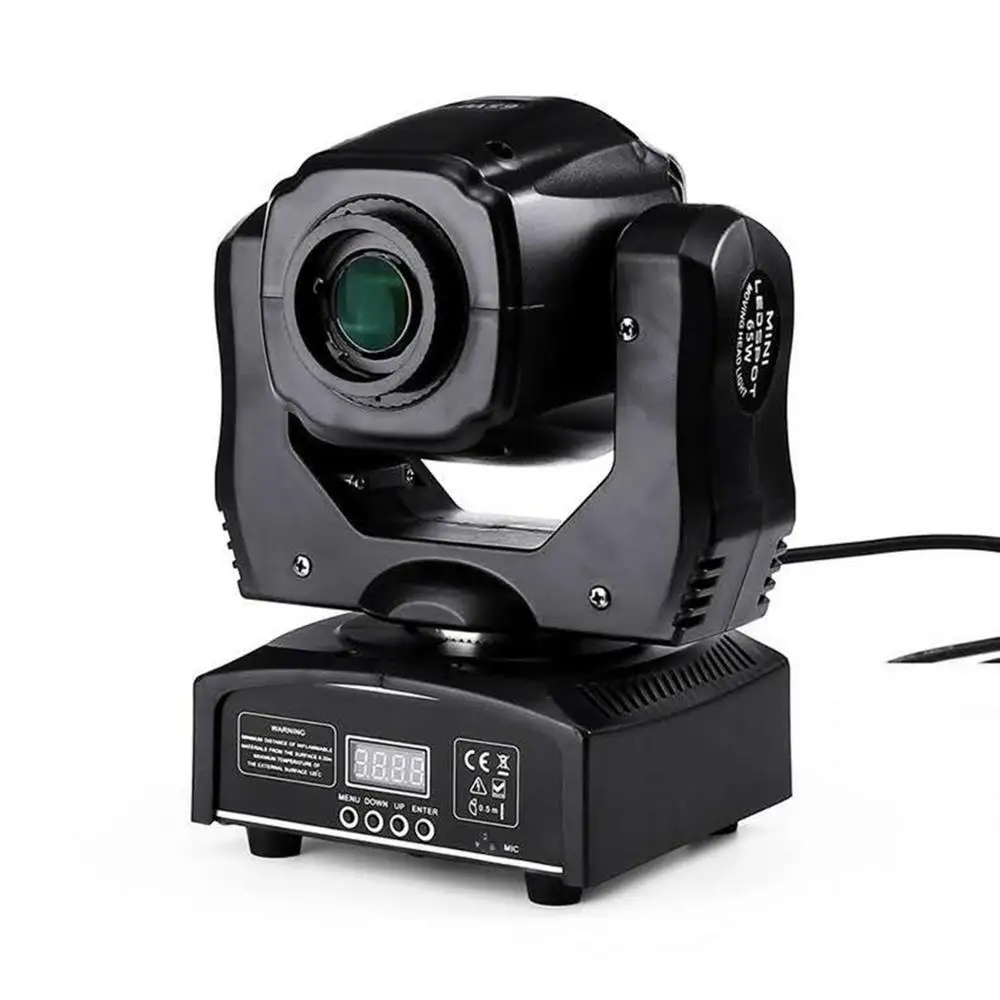 Светодиодный прожектор с движущейся головкой Mini Spot 60 Вт Gobos Dmx512 Dmx 9/11 каналы