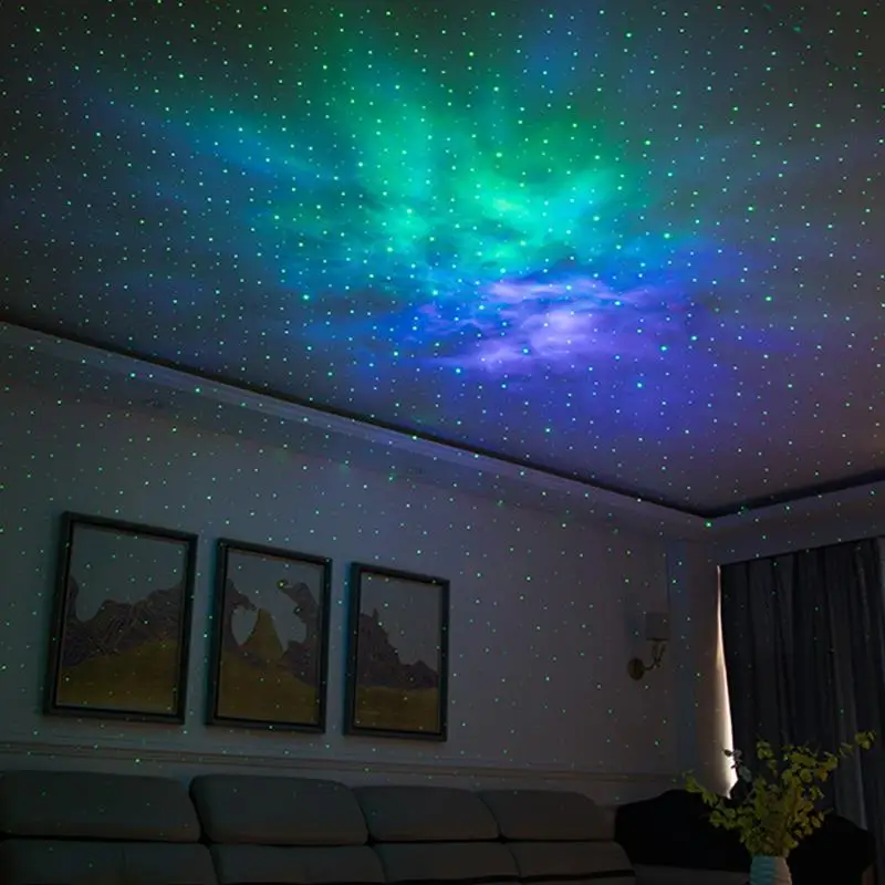 

Night Lamp Star Sky Projection Night Light Aurora Starry Sky Lights Projector Multi-Color USB LED Galaxy Projector Starry