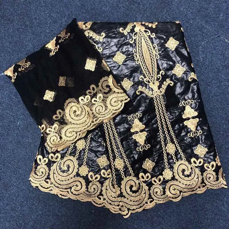 

CS Bazin riche getzner 2021 nouveau african lace fabric quality lace nigerian lace fabric Classic Royal blue materiel couture