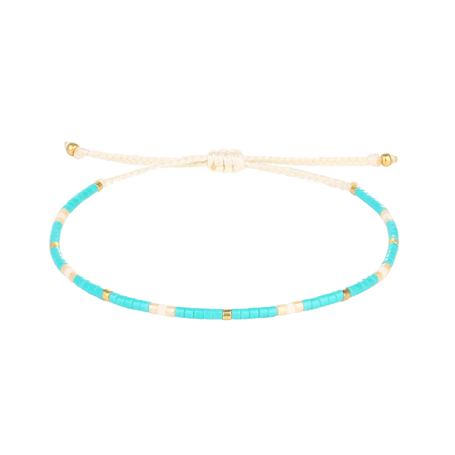 

KELITCH Friendship Cuff New 2022 Women Bracelets Boho Miyuki Seed Beaded String Wrap Bracelet Bangles Jewelry Accesorios