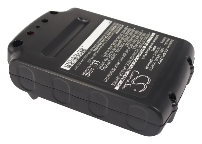 

Cameron Sino LB20 LBX20 LBXR20 Battery for Black & Decker BDCDMT120 CHH2220 LCS120 LDX120C LDX120SB LGC120 2000mAh