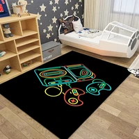 game console cartoon game thicken living room decor bed room carpet modern nordic children bed room rug skin friendly room decor