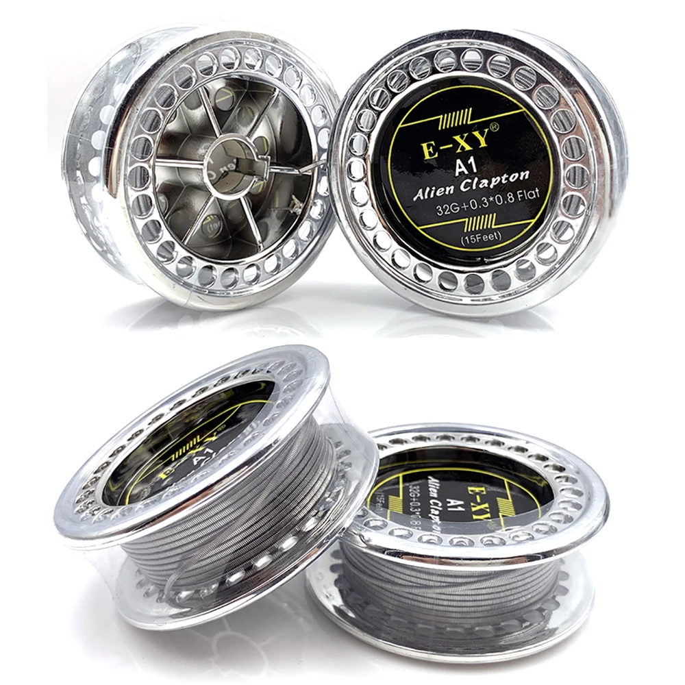 Плоский провод Alien Clapton 32GA 15 футов катушка сделай сам для RDA RBA перестраиваемые