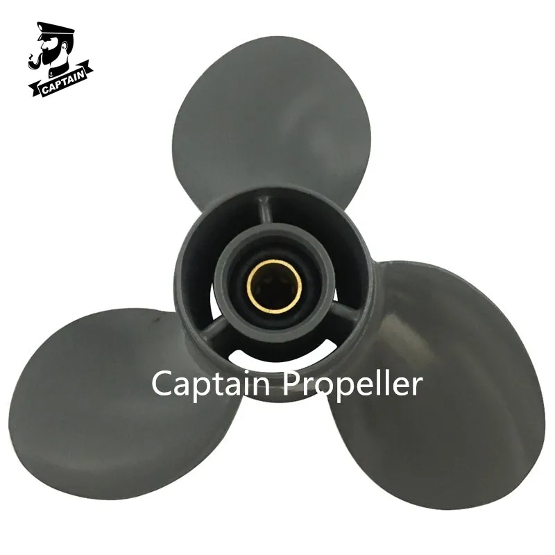 Подвесной двигатель с пропеллером Captain 9 1/4X10 Honda BF8D BF9.9D BF9.9 BF15A BF15D BF20D 8 зубьев Spline RH