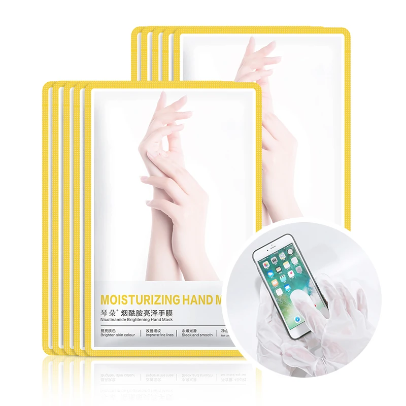 Маска для рук отшелушивающая Омолаживающая восстанавливающая маска сухих