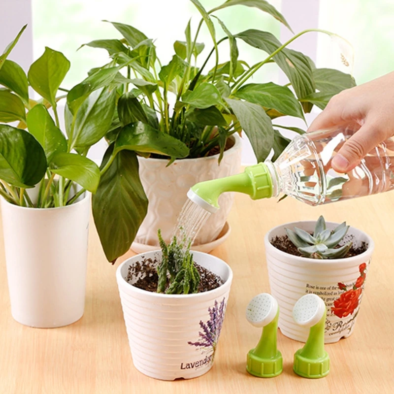 

J2HA Gardening Plant Watering Attachment Spray-head Drink Bottle Water Can Waterers