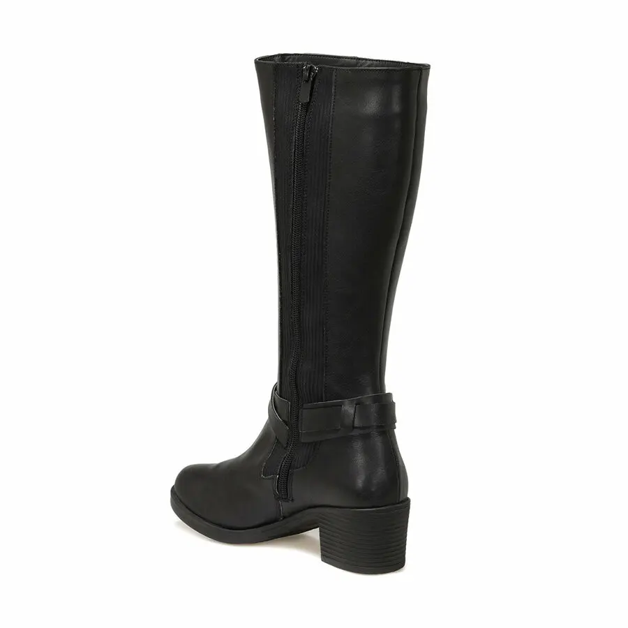 

Women Boots Miss F Dw20057 Black Women'S Heeled Boots