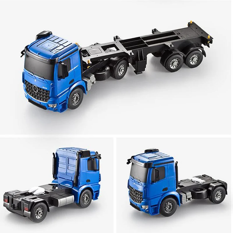 

2.4GHZ Remote Control Toy Container Container Big Truck Model Transport Vehicle Charging Dynamic Remote Control Toy 1:20