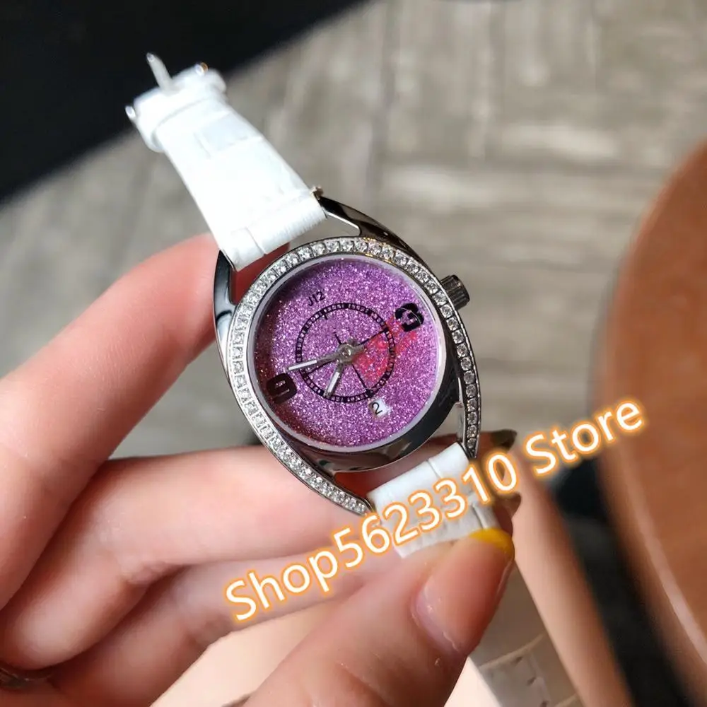 Изысканные многоцветные блестящие Часы повседневные кварцевые наручные часы
