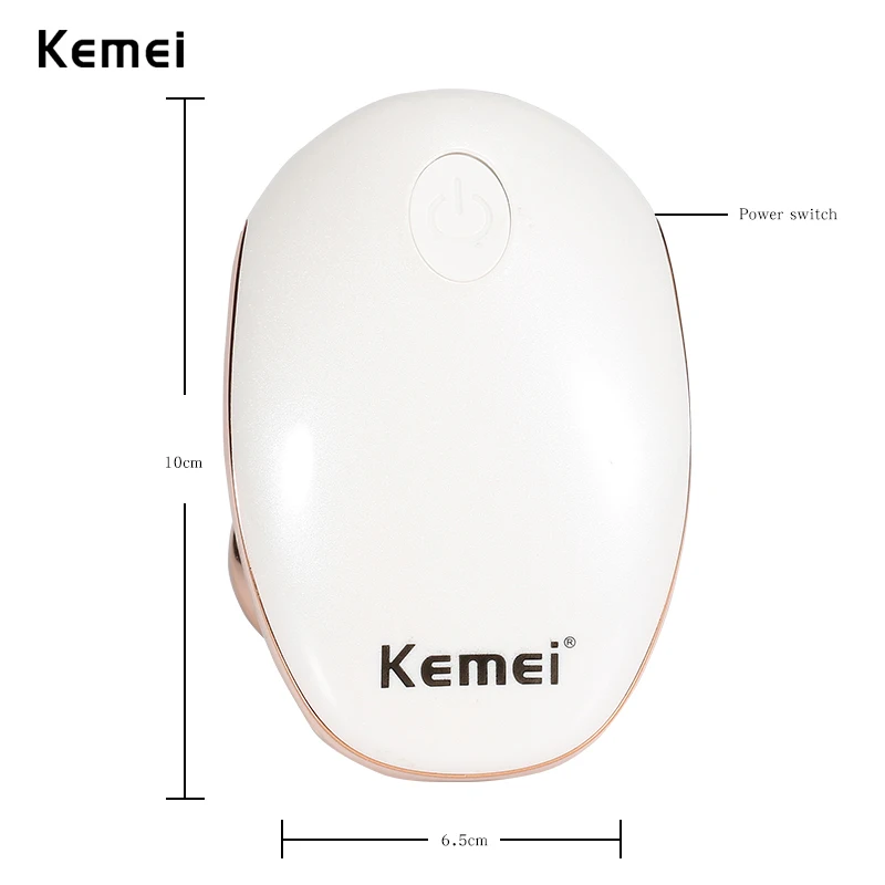 Kemei аккумуляторная бритва для волос профессиональный электробритва женщин