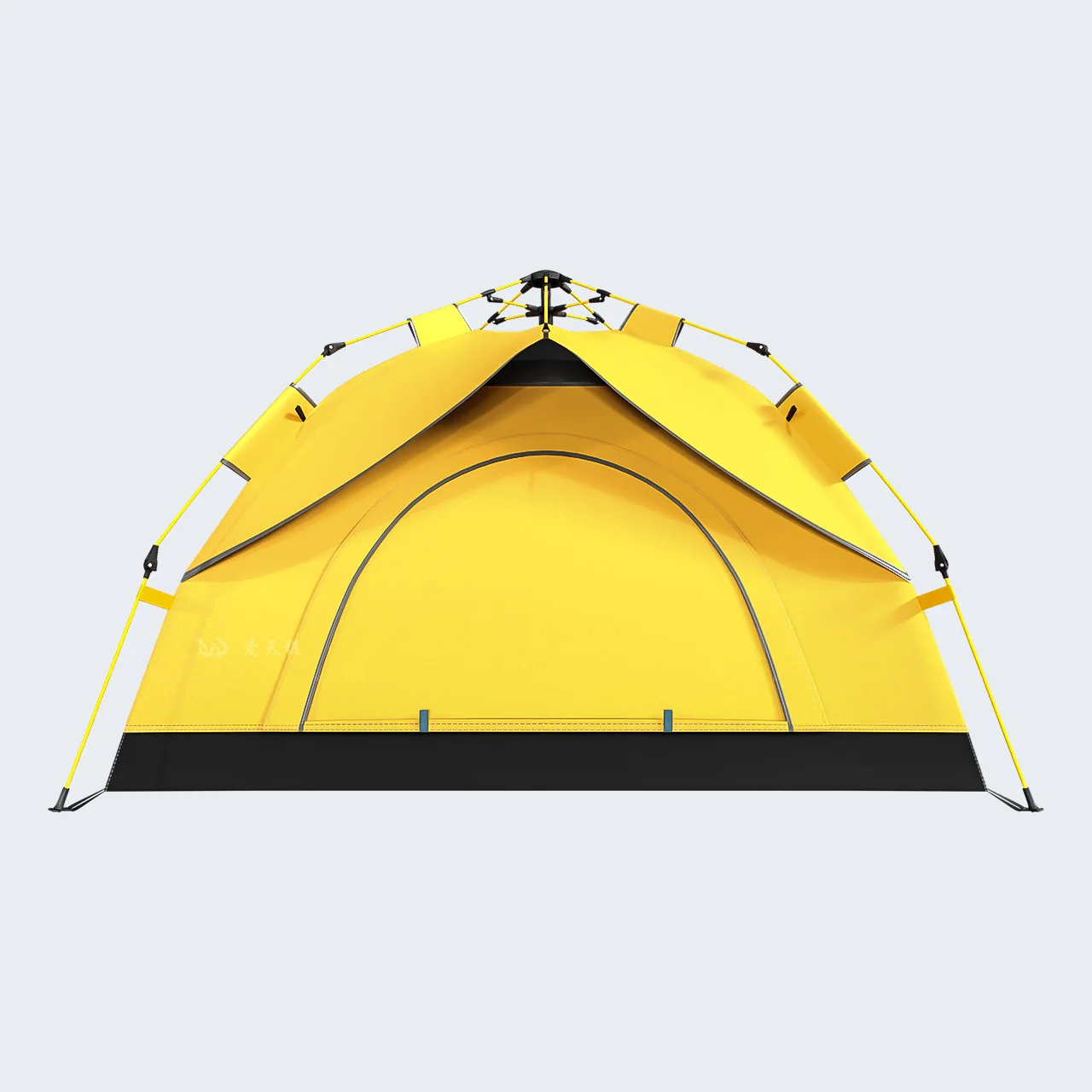 Походная палатка из ткани Оксфорд с серебристым покрытием автоматическая