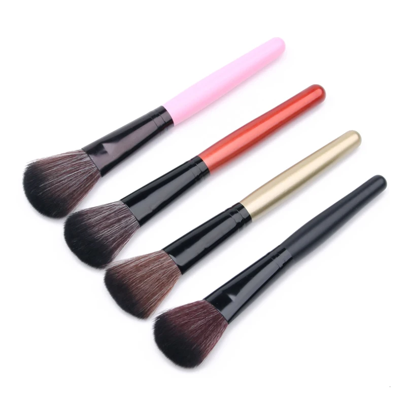 1 шт. инструменты для макияжа Румяна Рассыпчатая кисть пудры деревянный полюс