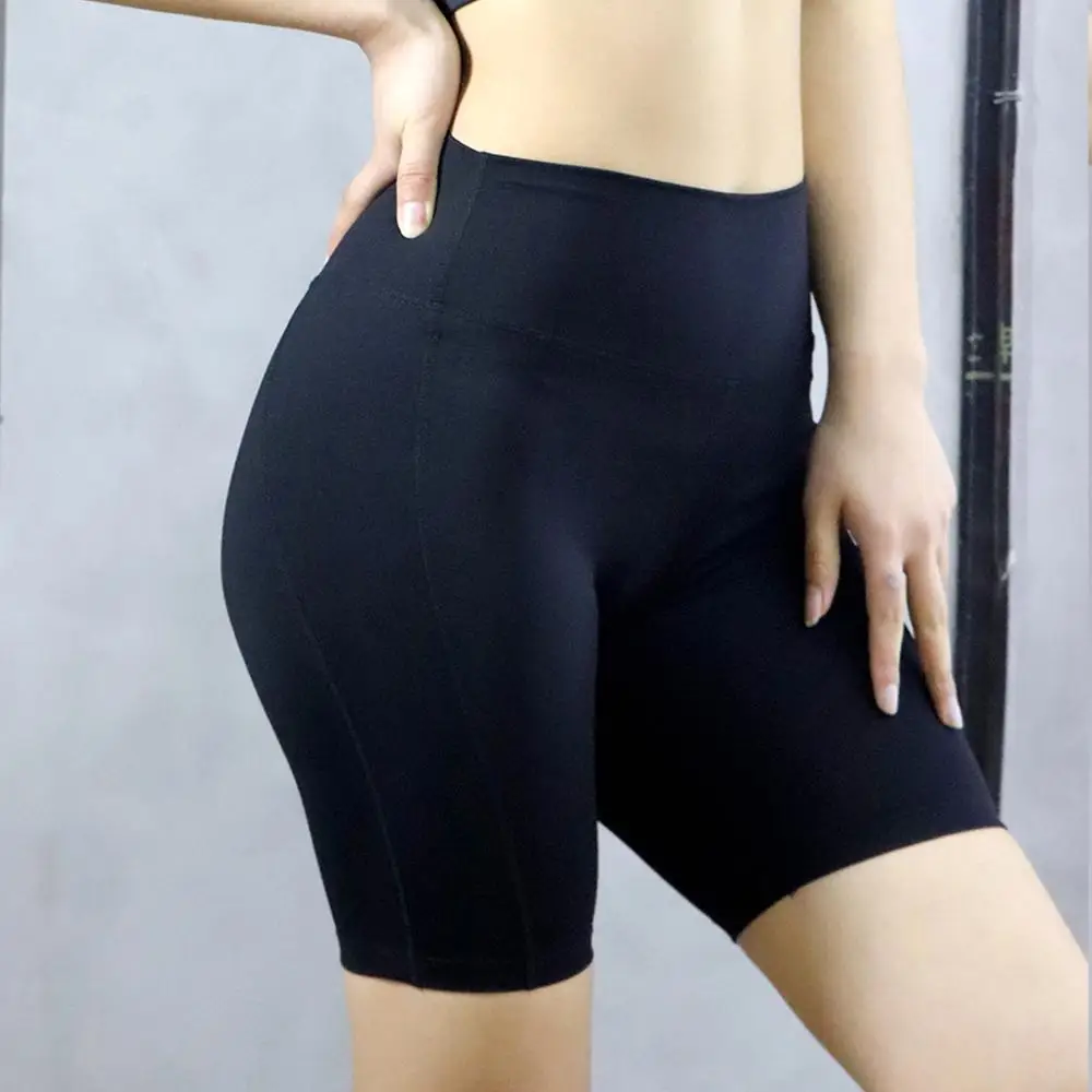 Женские спортивные шорты с высокой талией женские для тренировок и йоги