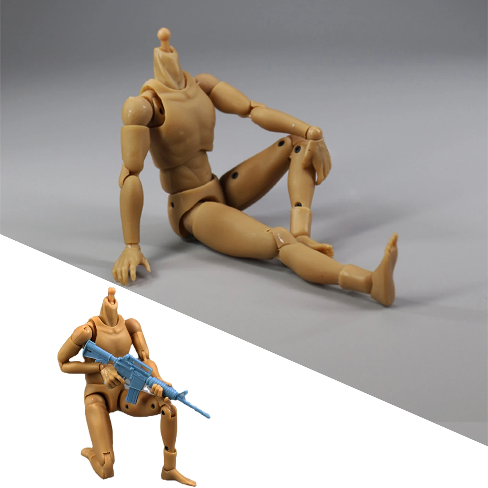 1/12 Male Body Action Figures Super Flexible Dolls with Spare Hands for Arts/Drawings/Photography | Игрушки и хобби