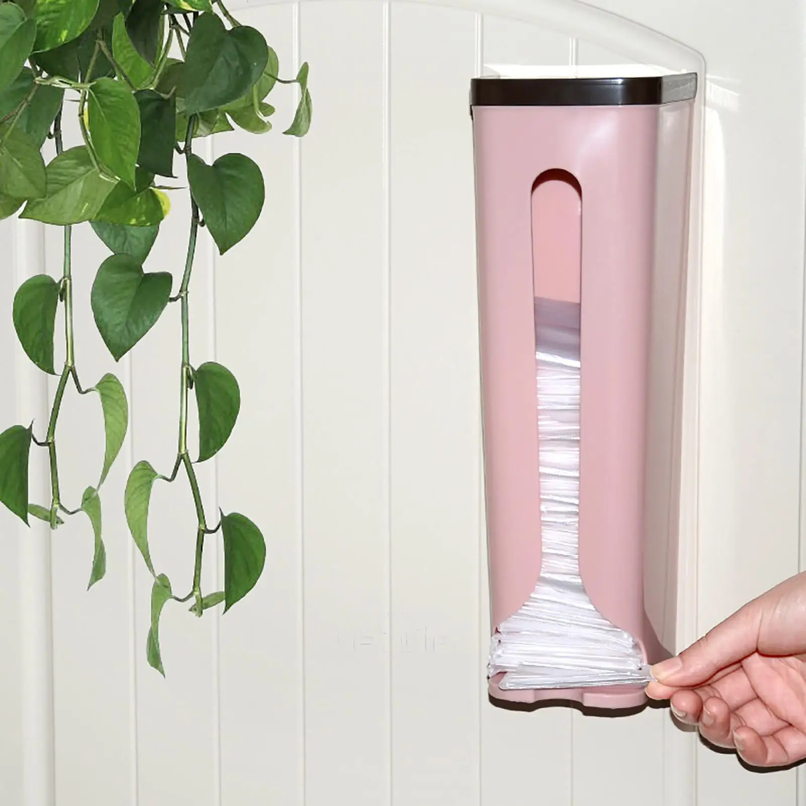 

Wall Mount Plastic Garbage Rubbish Bag Storage Box Bathroom Holder Dispenser