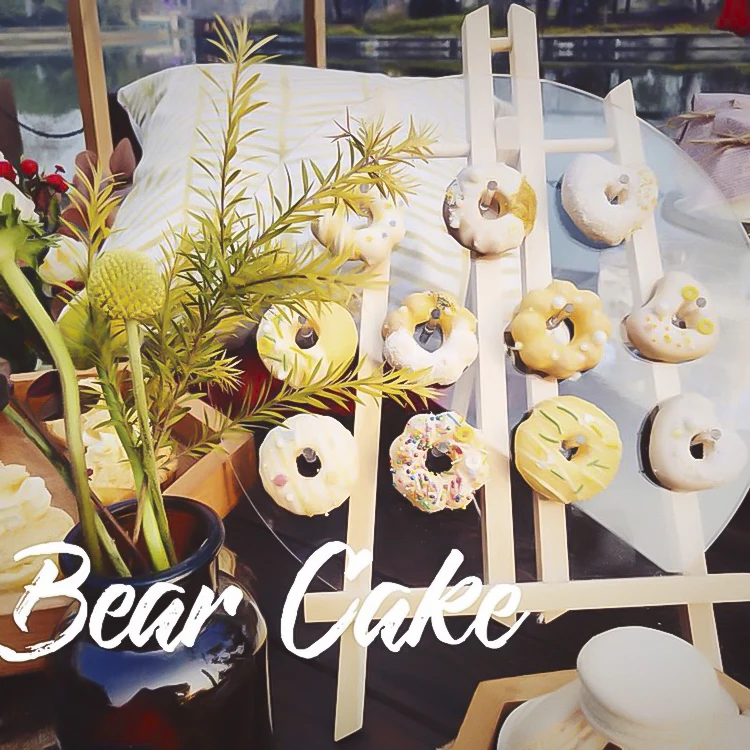 Акриловые вешалки для пончиков на заказ витрина декор свадьбы дня рождения