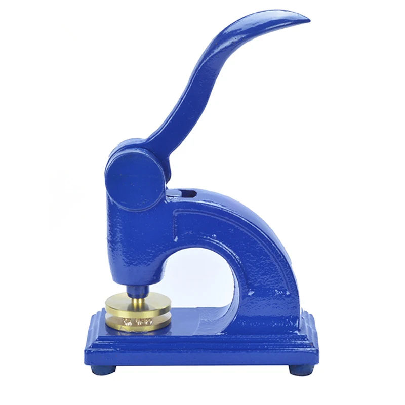 Средний металлический штамп с тиснением на заказ для офисных документов и