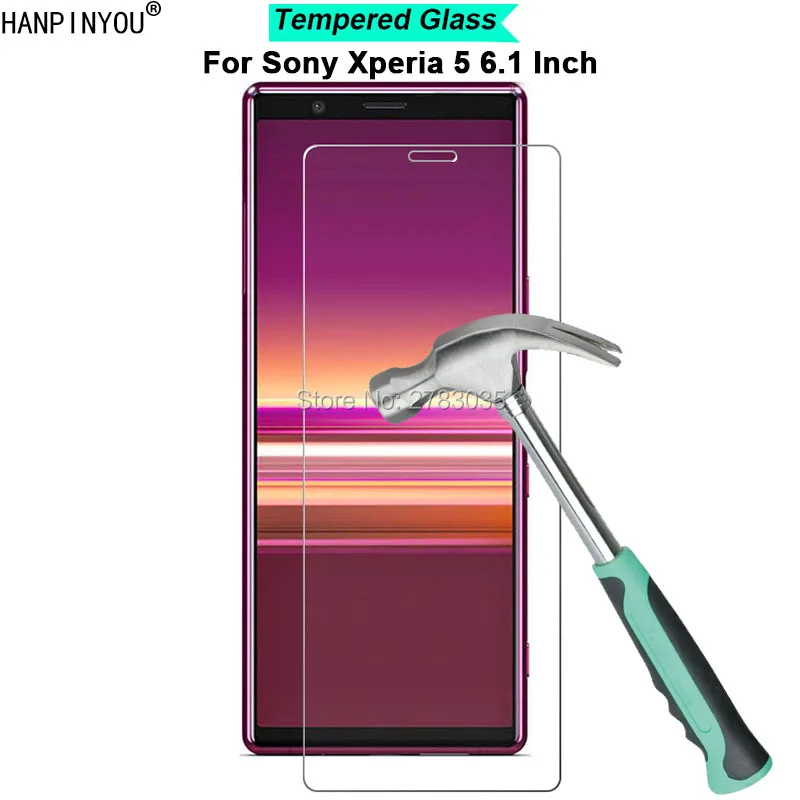 Ультратонкое закаленное стекло для Sony Xperia 5 6 1 дюйма твердость 9H 2.5D защитная