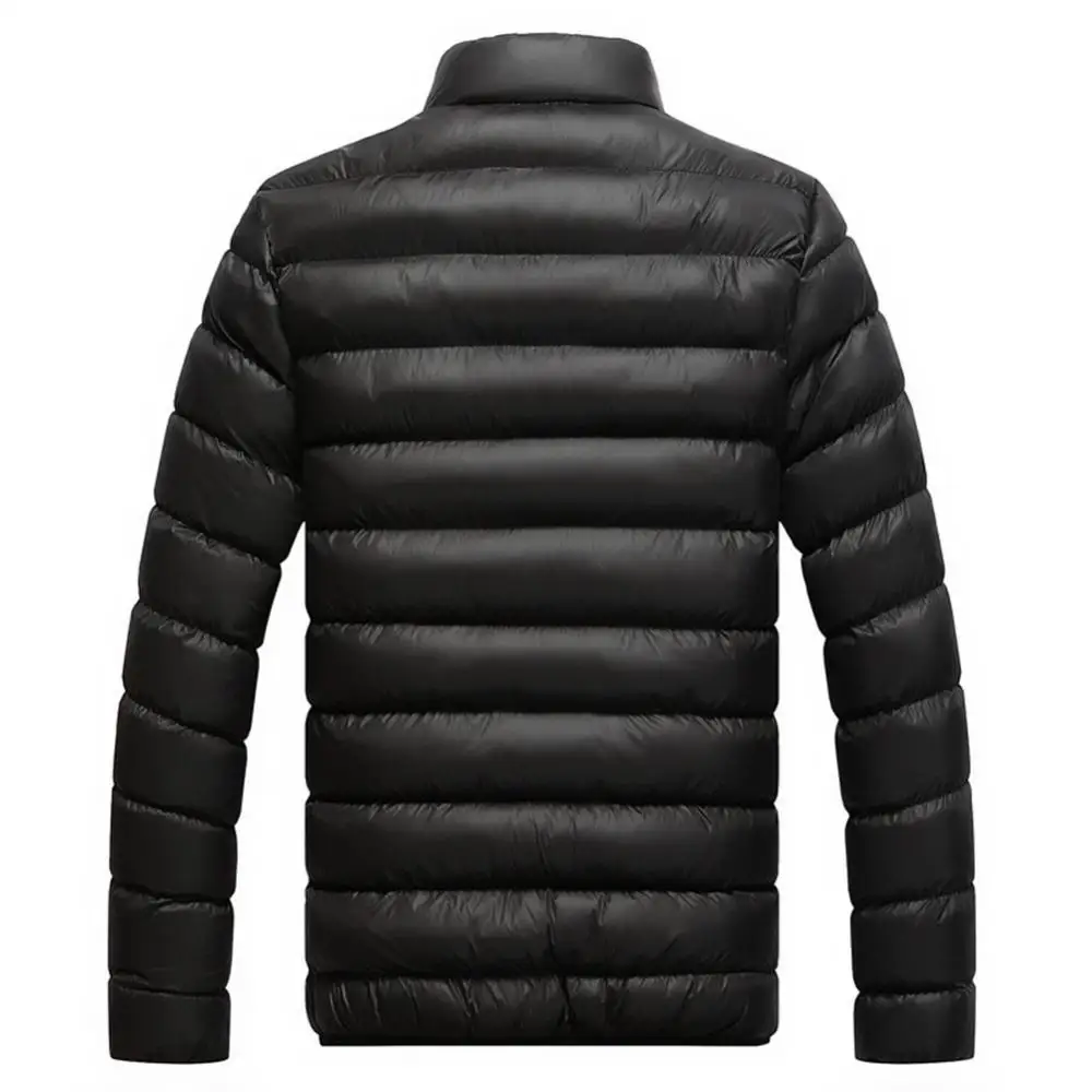 

Windbreaker Winter Clothing Warm Stand plush Outwear Jacket Men Sleeve Male Long Coat Liner Mens Jacket Warm Jackets Collar Men