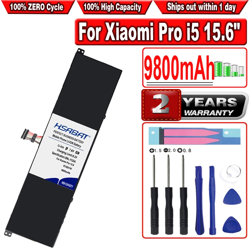 

HSABAT 9800mAh R15B01W Аккумулятор для ноутбука Xiaomi Pro i5 15,6 "серии