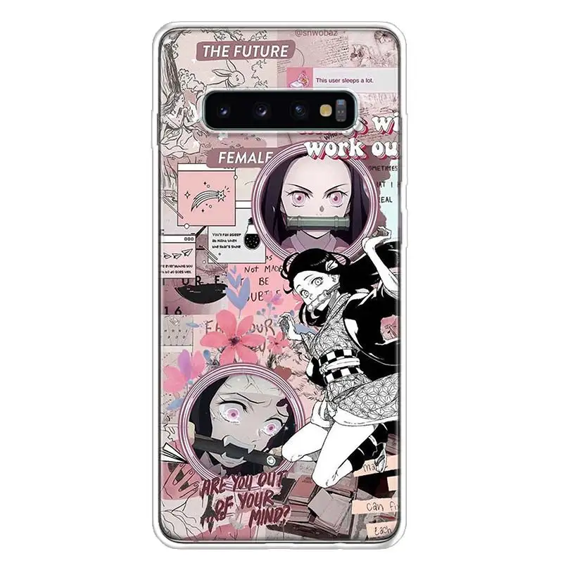 kimetsu no yaiba demon slayer anime phone case for samsung galaxy a50 a70 a40 a30 a20e a10 note 10 lite 9 8 20 ultra a6 a7 a8 a9 free global shipping