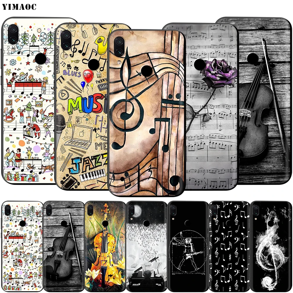 YIMAOC музыкальные ноты скрипка классическая музыка мягкий чехол для Xiaomi Redmi mi Note MAX 3