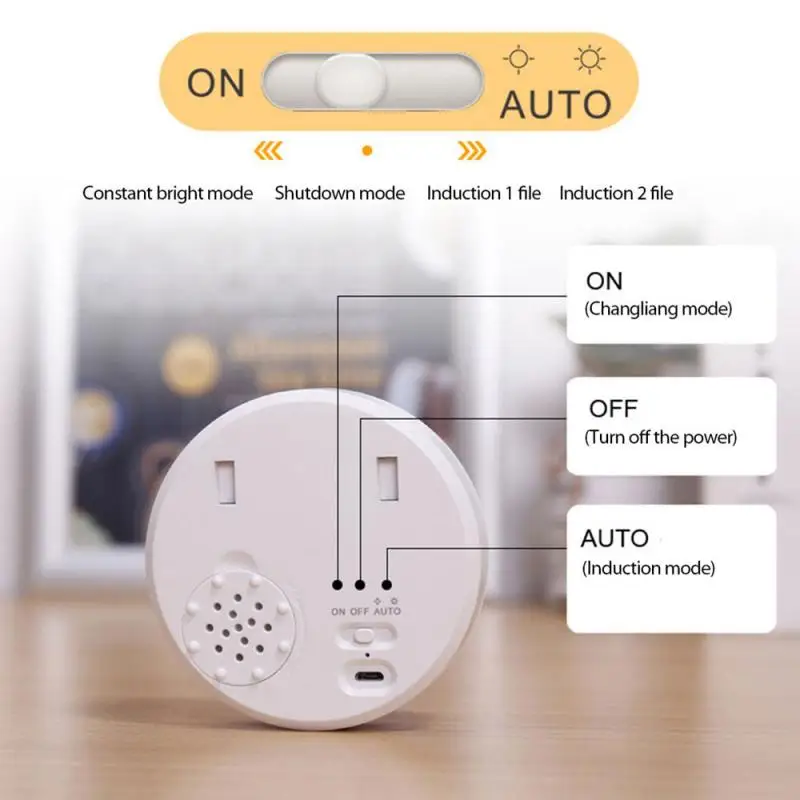 

Aromatherapy Night Light Portable Elk Shape Nightlights USB Wardrobe Lighting Bedside Night Light Sensor Night Lights Home Lamp