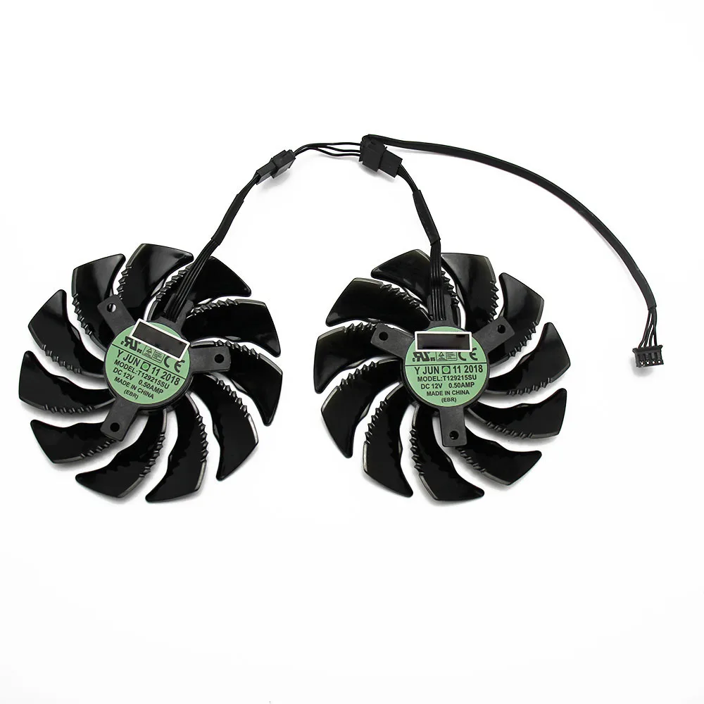 T129215SU 88 мм GPU кулер для видеокарты вентилятор REDEON AORUS RX580/570 GIGABYTE GV RX570AORUS RX580AORUS карт